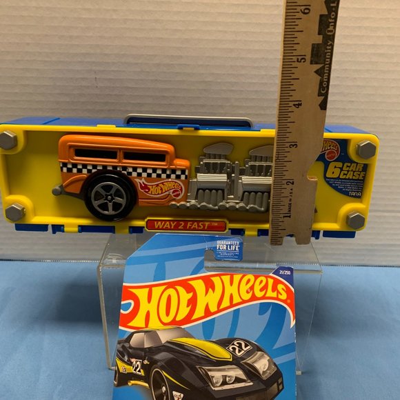 Vintage 1998 Mattel Hot Wheels Way 2 Fast 6 Car Carrying Case - Picture 5 of 6